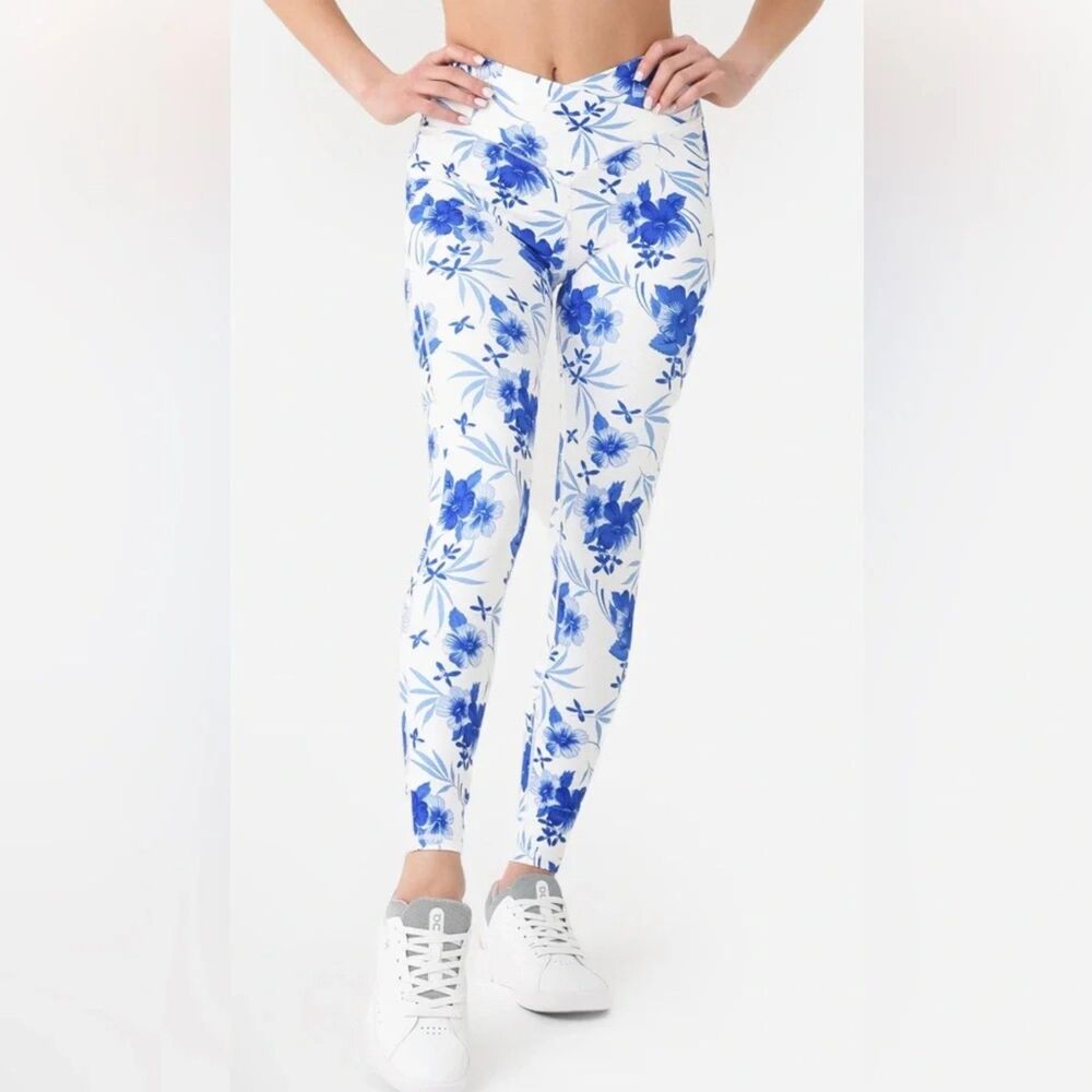 LoveShackFancy Adries Crossover Floral Legging Size Medium